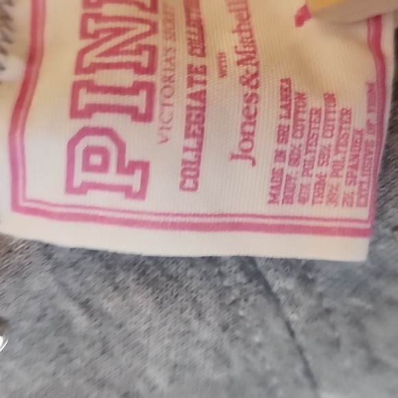 Pink Victoria's Secret Army Strong Hoodie with Bling. Size: M - Picture 9 of 9